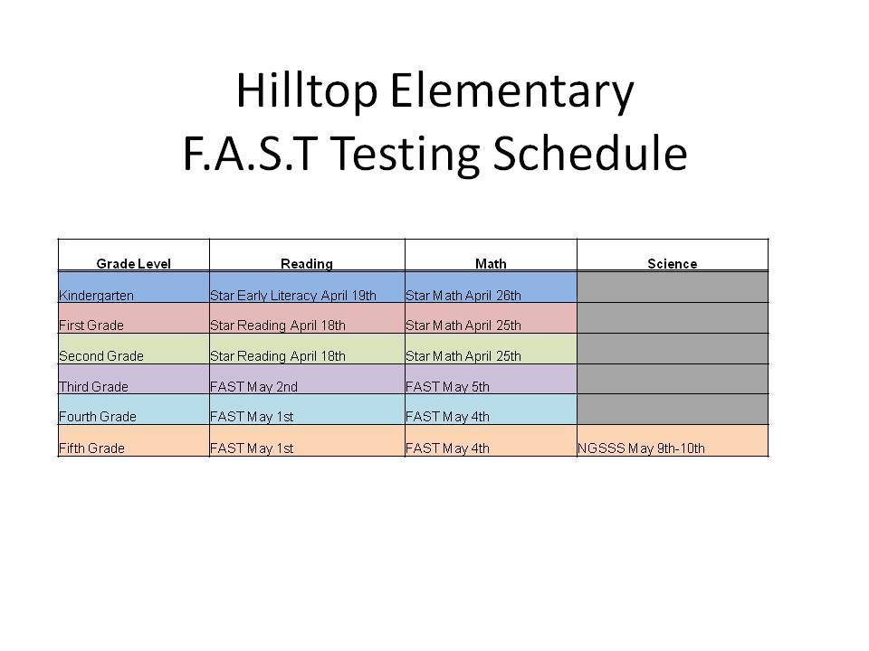Schedule